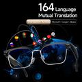 W100D AI Bluetooth Smart Audio -lasit, joissa on reaaliaikainen käännös - Aurinkolasit