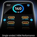 WLX-G2 165W:n GaN-pöytälatausasema - 140W PD, 10 USB-C- ja USB-A-porttia