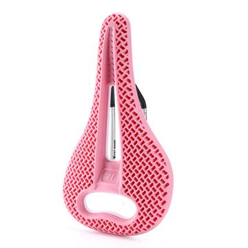 West Biking YP08012653D Hunajakennorakenteinen ontto polkupyörän satula - vaaleanpunainen