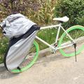 Tuulenpitävä polkupyöränsuoja - Koko L, 190x65x98cm - Musta