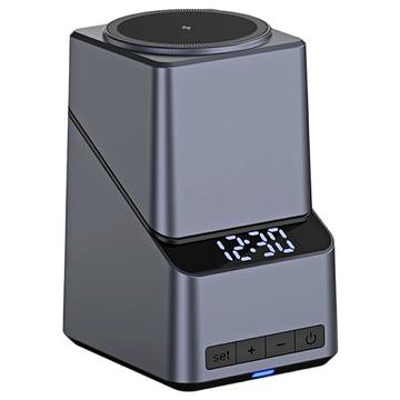 X11 Qi2 15W:n 3-in-1 MagSafe-langaton latausteline LED-kellolla - musta