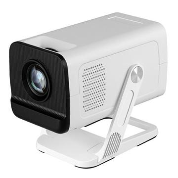 X1AR Android 14 -kannettava projektori - 720p, 4K-tuki, WiFi 6, Bluetooth 5.4 - valkoinen