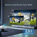 X1AR Android 14 -kannettava projektori - 720p, 4K-tuki, WiFi 6, Bluetooth 5.4 - valkoinen