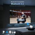 X1AR Android 14 -kannettava projektori - 720p, 4K-tuki, WiFi 6, Bluetooth 5.4 - valkoinen