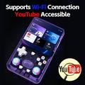 X3 Ultra Retro -kämmenpelikonsoli, jossa on YouTube ja TikTok - läpinäkyvä musta