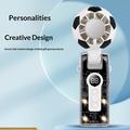 X68 Football Design -jäähdytystuuletin LED-näytöllä ja kylmäpakkausominaisuudella - 3600mAh - musta