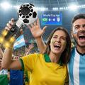X68 Football Design -jäähdytystuuletin LED-näytöllä ja kylmäpakkausominaisuudella - 3600mAh - musta