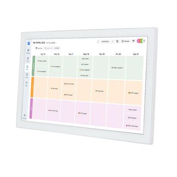 XC1010 10.1" älykäs digitaalinen kalenteri - valokuvakehys kosketusnäytöllä, 1 Gt RAM-muistia + 32 Gt tallennustilaa - valkoinen