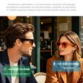 XK One Pro AI -älylasit, joissa on Bluetooth-puheluominaisuus - musta