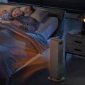 XY-801 kannettava keraaminen sähkölämmitin, 2200W, kaukosäätimellä - musta