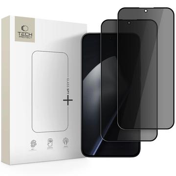 Xiaomi 15T/15T Pro Tech-Protect Glass Spy+ yksityisyyden Panssarilasi - 2 kpl. - Musta