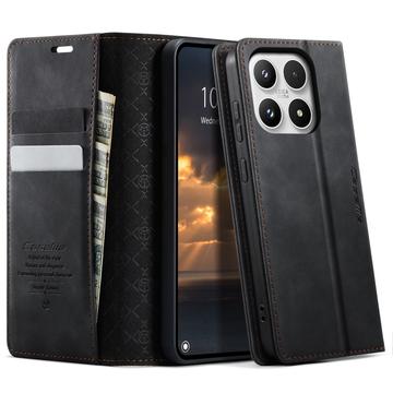 Xiaomi 17 Caseme 033 vasikka tekstuuri lompakko tapauksessa RFID-sulku - musta