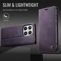 Xiaomi 17 Caseme 033 vasikka tekstuuri lompakko tapauksessa RFID-sulku - violetti