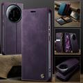 Xiaomi 17 Ultra Caseme 033 vasikka tekstuuri lompakko tapauksessa RFID-sulku - violetti