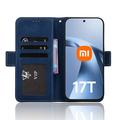 Xiaomi 17T -kortinhaltijan lompakkokotelo - sininen