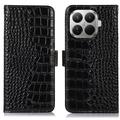 Xiaomi 17T Crocodile Lompakkomallinen Nahkakotelo kanssa RFID