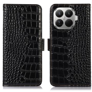 Xiaomi 17T Crocodile Lompakkomallinen Nahkakotelo kanssa RFID
