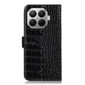 Xiaomi 17T Crocodile Lompakkomallinen Nahkakotelo kanssa RFID