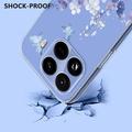 Xiaomi 17T Kukkakuvioinen TPU-kotelo - violetti
