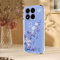 Xiaomi 17T Kukkakuvioinen TPU-kotelo - violetti
