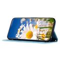 Xiaomi 17T Floral lompakkokotelo, jossa on korttipaikat - Vauvansininen
