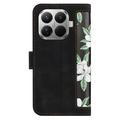 Xiaomi 17T Floral lompakkokotelo, jossa on korttipaikat