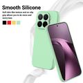 Xiaomi 17T Nestemäinen silikonikotelo käsihihnalla - Vihreä