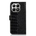 Xiaomi 17T Pro Crocodile Lompakkomallinen Nahkakotelo kanssa RFID