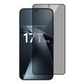 Xiaomi 17T Pro Yksityisyyttä Suojaava Täysin Peittävä Panssarilasi - 9H - Musta Reuna