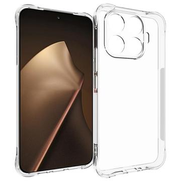 Xiaomi 17T Pro Iskunkestävä silikonikotelo - Läpinäkyvä