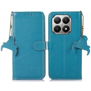 Xiaomi 17T Pro lompakko nahkakotelo RFID - sininen
