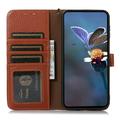 Xiaomi 17T Pro lompakko nahkakotelo RFID - Ruskea