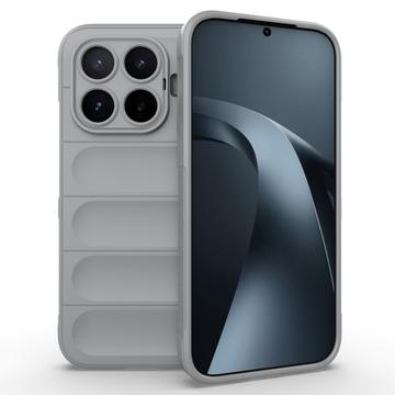Xiaomi 17T Rugged TPU Suojakuori - Vaaleanharmaa