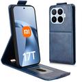 Xiaomi 17T Pystysuuntainen läppäkotelo jalustalla - tummansininen