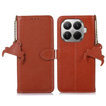 Xiaomi 17T lompakko nahkakotelo RFID - Ruskea