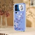 Xiaomi 18 Pro Kukkakuvioinen TPU-kotelo - violetti