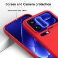 Xiaomi 18 Pro Nestemäinen silikonikotelo käsihihnalla - Punainen