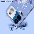 Xiaomi 18 Pro Max Kukkakuvioinen TPU-kotelo - violetti