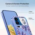 Xiaomi 18 Pro Max Kukkakuvioinen TPU-kotelo - Wisteria