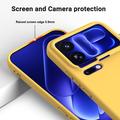 Xiaomi 18 Pro Max Nestemäinen silikonikotelo käsihihnalla - Keltainen