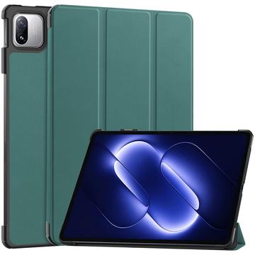Xiaomi Pad 9 Pro Tri-Fold Series Smart Folio -kotelo - Mustanvihreä