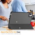 Xiaomi Pad 9 Pro Tri-Fold Series Smart Folio -kotelo - harmaa