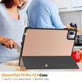 Xiaomi Pad 9 Pro Tri-Fold Series Smart Folio -kotelo - ruusukultainen