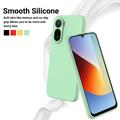 Xiaomi Poco C81 Pro Nestemäinen silikonikotelo käsihihnalla - Vihreä