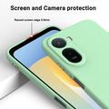 Xiaomi Poco C81 Pro Nestemäinen silikonikotelo käsihihnalla - Vihreä