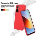 Xiaomi Poco C81 Pro Nestemäinen silikonikotelo käsihihnalla - Punainen