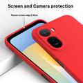Xiaomi Poco C81 Pro Nestemäinen silikonikotelo käsihihnalla - Punainen