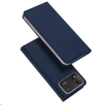 Xiaomi Poco M8 Power Dux Ducis Skin Pro Lompakkokotelo - sininen