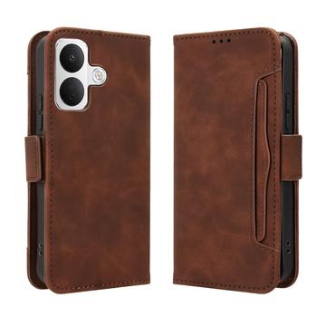 Xiaomi Poco X8 -kortinhaltijan lompakkokotelo - ruskea