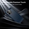 Xiaomi Poco X8 Power Harjattu TPU Suojakuori - Hiilikuitu - sininen
